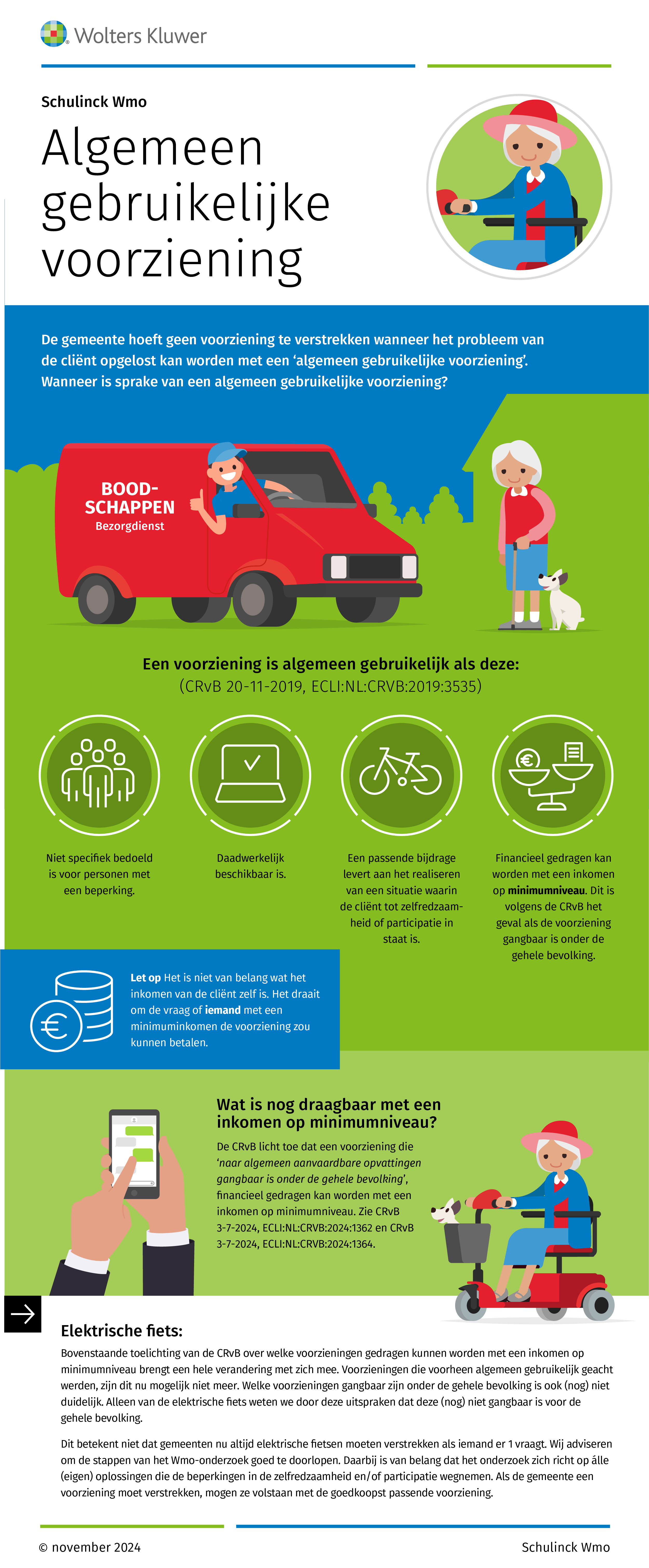 Infographic afbeelding van 'Wanneer is er sprake van een algemeen gebruikelijke voorziening? (Wmo)'